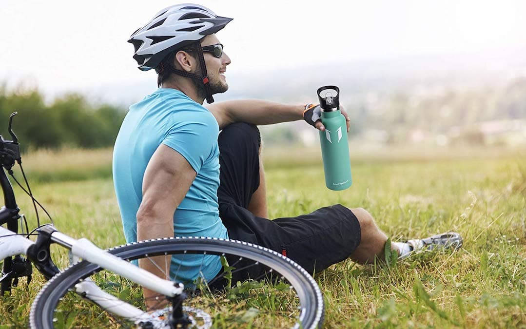 Fahrrad Wasser Flasche Camping Outdoor Reise Edelstahl Nützlich Haltbar 