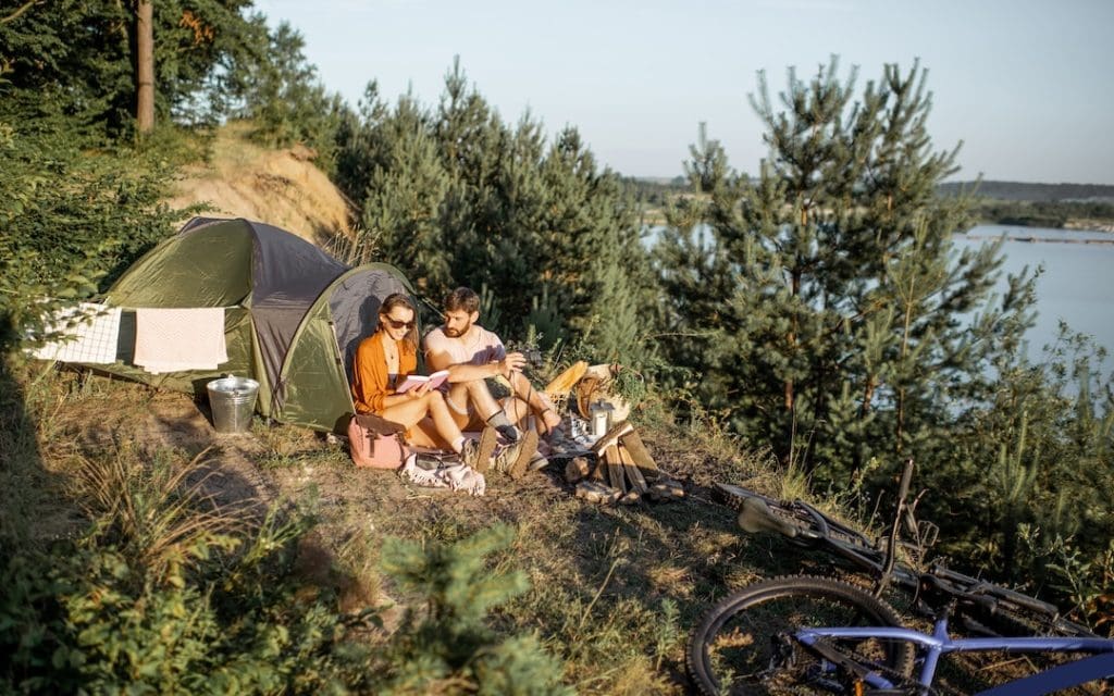 Camping-Urlaub E-Bike